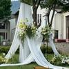 Caminho de Mesa Elástico, Caminho de Mesa Stretch para Casamento no Jardim ao Ar Livre, Decoração de Festa, Disponível em Vários Tamanhos para Decoração de Eventos e Styling de Mesa