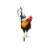 2 Pcs Rooster Lawn Stakes Garden Chicken Statues Farm Yard Courtyard Lawn Decor