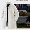 Men Spring Autumn Windbreaker Jacket Men 7XL Plus Size Long Jackets Male Outerwear Hooded Coats