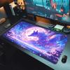 Fox Large Gaming Mousepad XXL Gamer Mouse Pad Office Long Table Accessories Mouse Mat Kawaii Desk Mat For Girl Decorates Bedroom