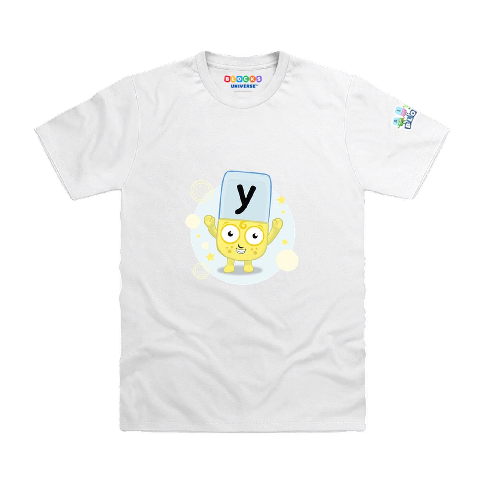 Officially Licensed Alphablocks - Alphablock Y - Yes! Kids T-Shirt 120