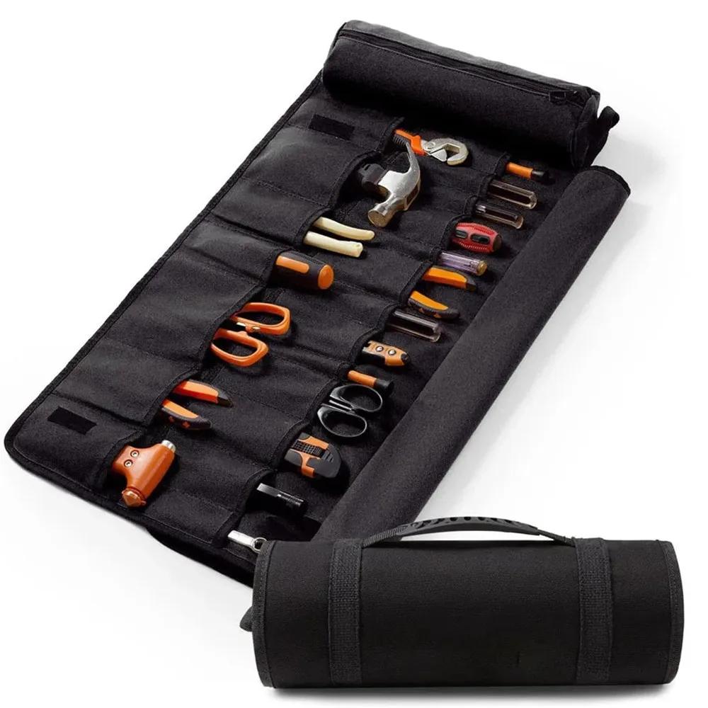 Multi-Purpose Tool Bag Hardware Tools Pouch Roll UP Portable Small Tools Organizer Bag High Quality Professional Multi Pocket
