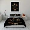 "Royal Skull Themed Decor Set" Soft Comfortable Duvet Cover Bedding Set Included 1*Duvet Cover & 2*Pillowcases Gift