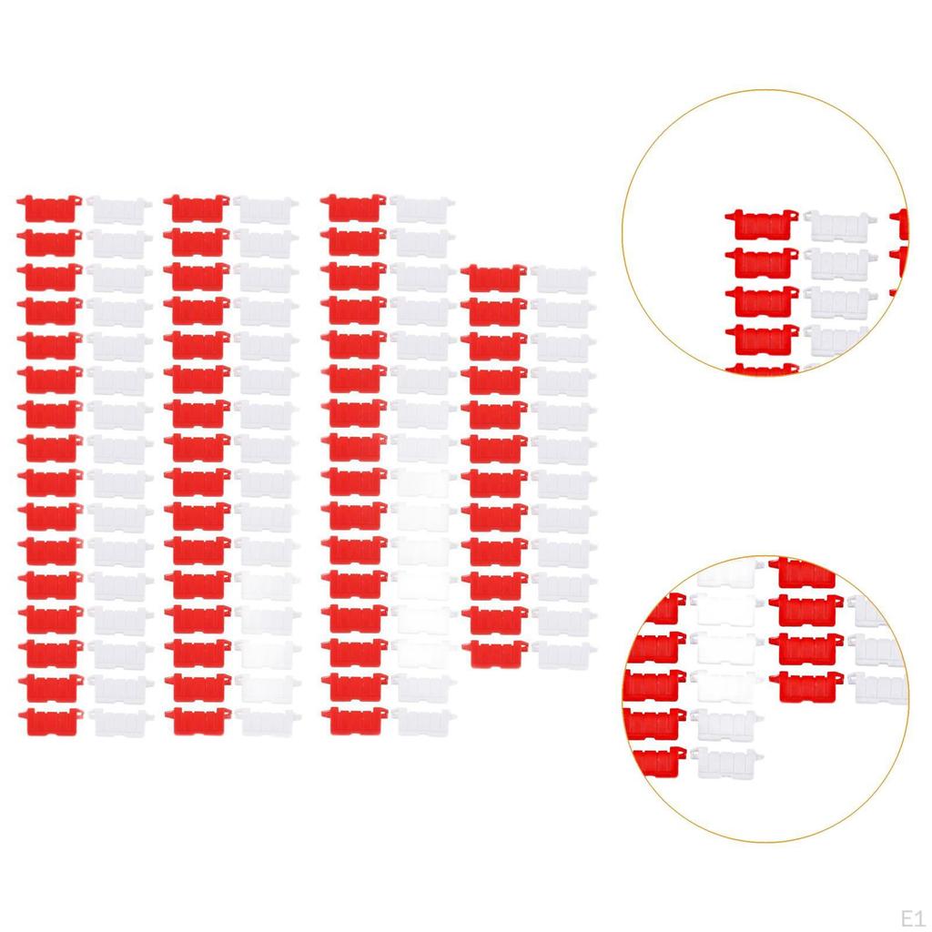 120x RC Race Track Barriers Roadblocks Accessories Miniature Car Field Fence Road Barrier Block