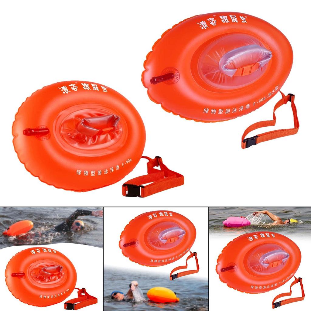 Swim Buoy Bright Color Supplies Gear Accessories Quick Release Buckle With Belt For Enthusiasts Exercise Drifting Lake Beginners