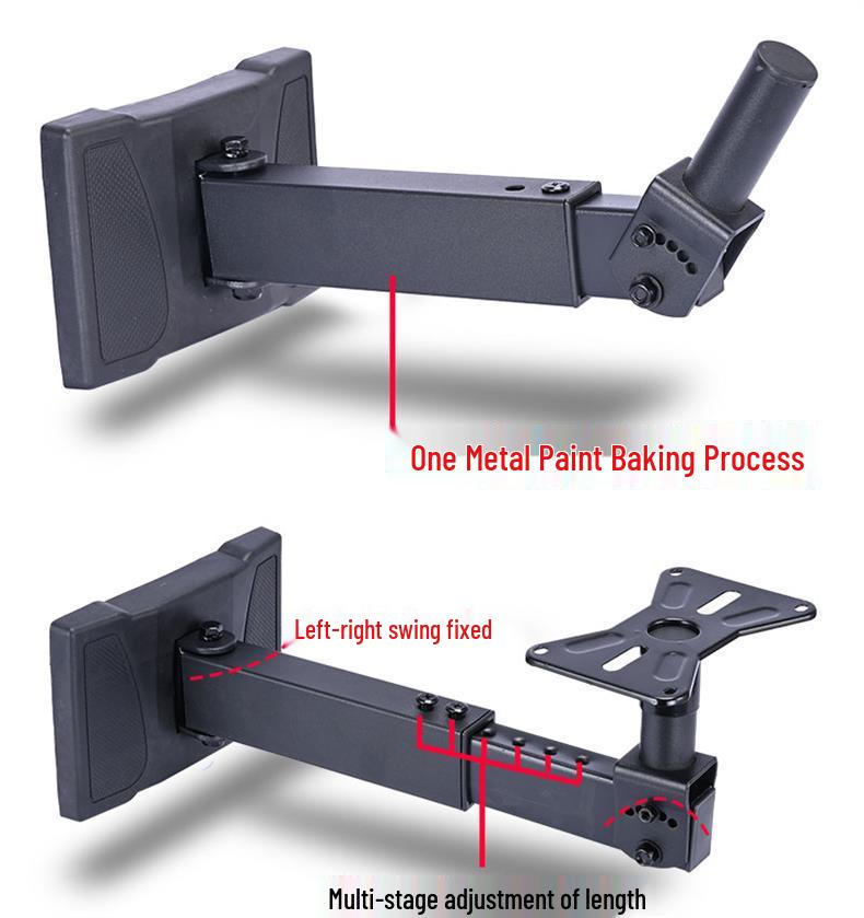 Professional Wall Speaker Mount Bracket for 10-12 Inch Speakers - KTV Booth Shelf