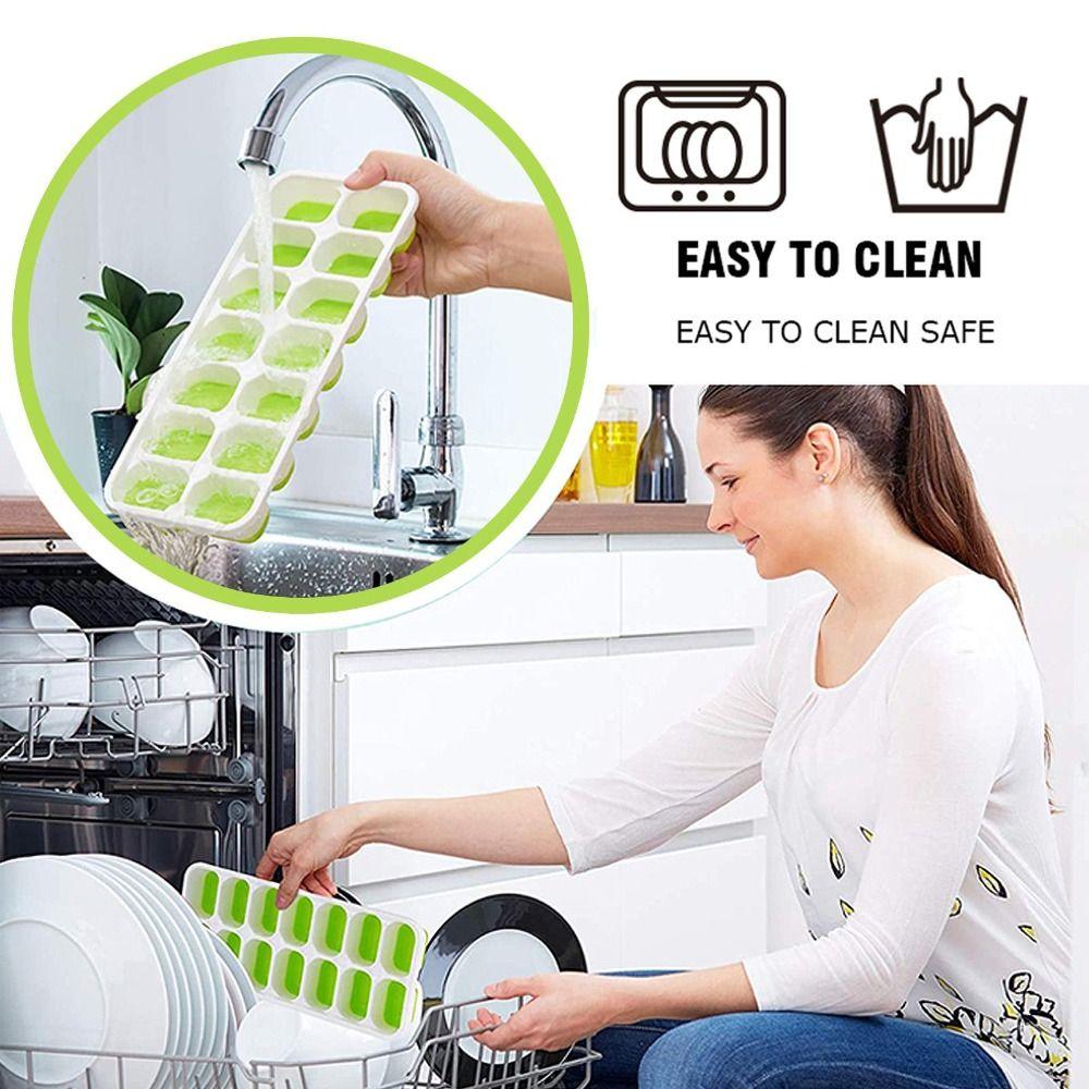 Silicone Ice Cube Tray Stackable Ice Cube Maker Freeze Tool Ice Blocks Maker  DIY Cocktail