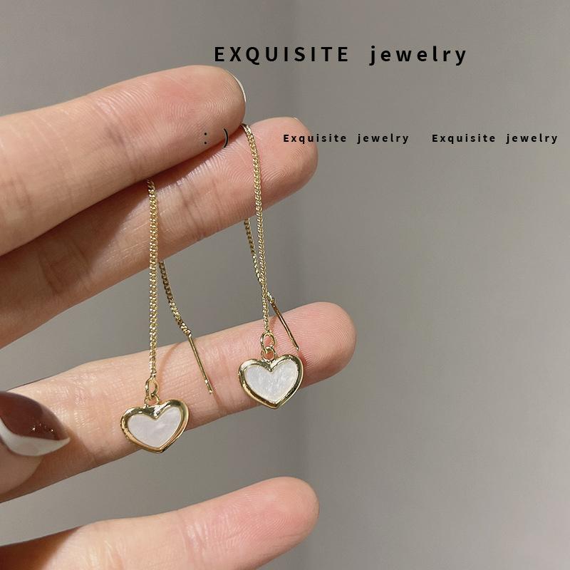 Lange Quaste Zirkon Ohrring Mode Frauen Mädchen Temperament Feine Glänzende Geometrische Ohrringe Schmuck Party Geschenke