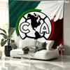 Club America Wall Tapestry Aesthetic Wall Hanging Printed Fabric Blanket Decorative Tapestries for Bedroom Living Room Home Decor