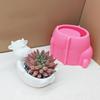 Animal Shaped Silicone Molds Succulents Planter Molds Cement Clay Mould for Epoxy Resin Candle Holder Home Decoration