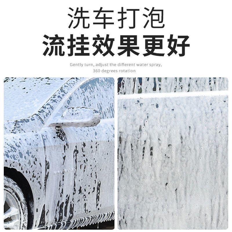 Hand Pump Foam Sprayer with 3 Types of Nozzle Hand Pneumatic Foam Cannon Snow Foam Car Wash Spray Bottle Car Window Cleaning 2L