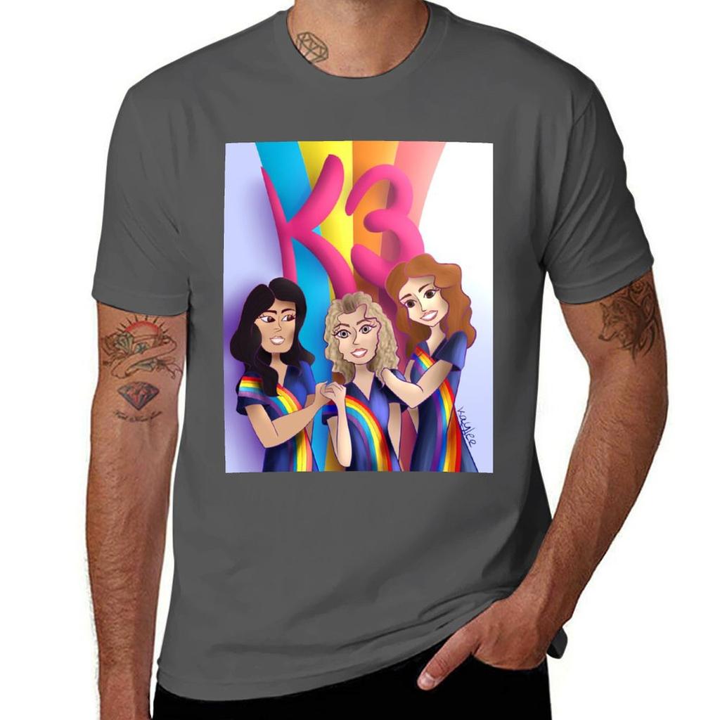 K3 Waterval TShirt AntiPilling Casual TShirt