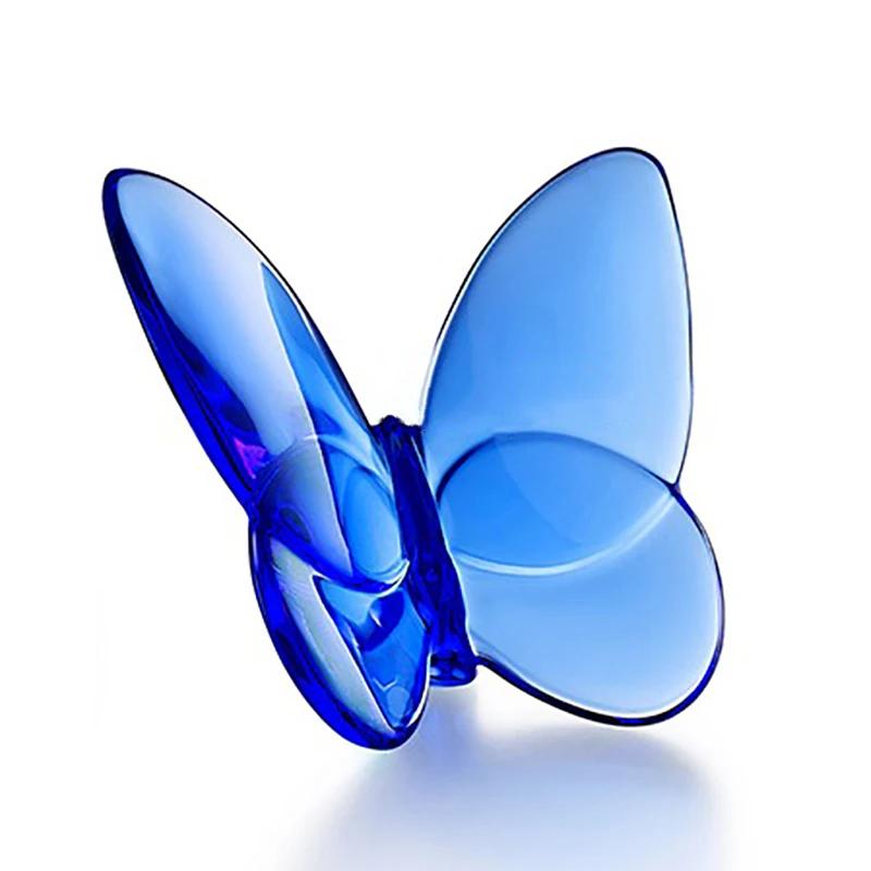 Ali di farfalla Crystal Papillon che svolazzano Vetro Farfalla Portafortuna Ornamenti Decorazione Casa Artigianato Accessori Regalo di Compleanno