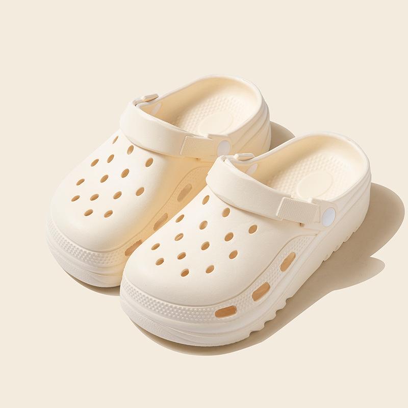 

Cool slippers women s summer outer wear hole shoes non-slip and non-smelly feet bathroom home indoor home use 40-41 [Suitable for usual sizes 39-40]