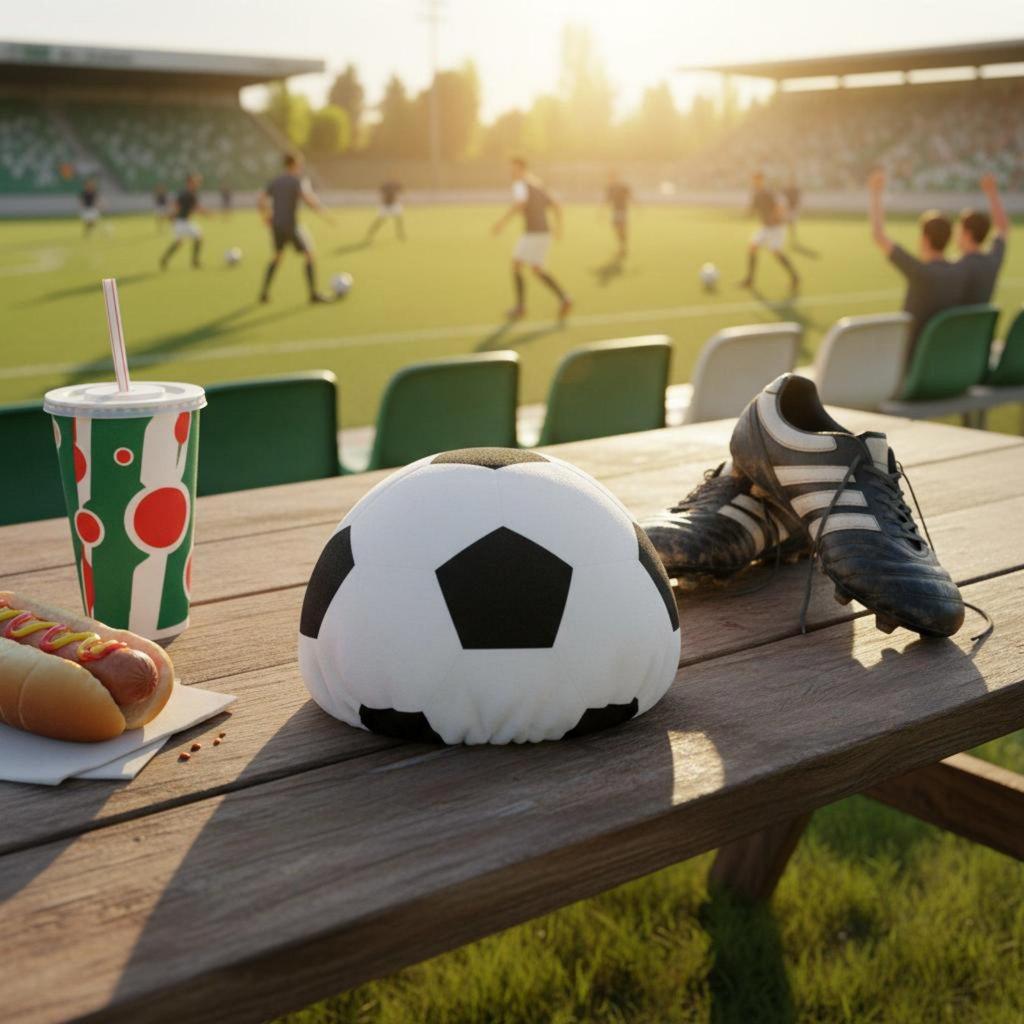 Soccer Ball Hat Funny Soccer Shaped Hat Sport Event Costume Hats Party Supplies Cosplay Headgear Cap
