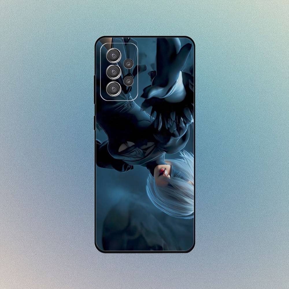 Shockproof Game N-NieR Automata 2B Phone Case For Samsung Galaxy S25,S24,S21,S22,S23,S30,With Bracket Cover