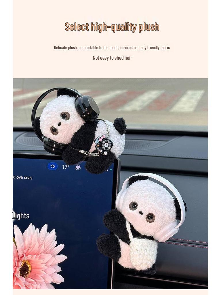 Cute Stress Relief Car & Monitor Ornaments - Console Screen & Figurine Decor
