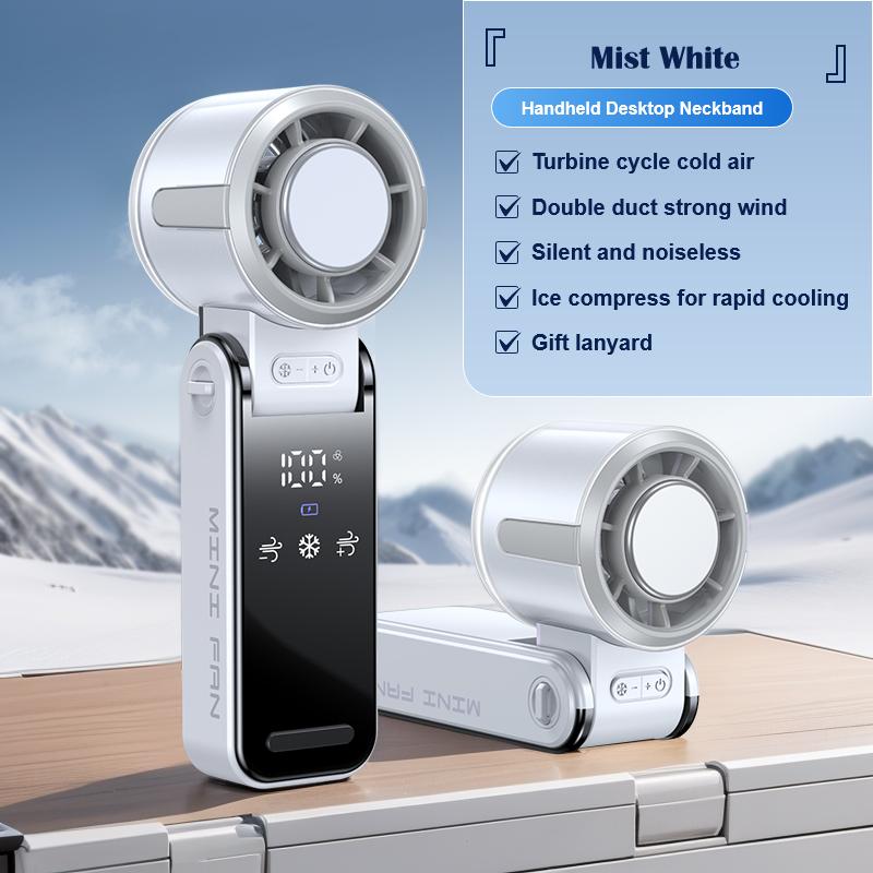 Portable Fans 29,000 RPM Foldable TEC Superconducting Cooling Fan USB Rechargeable Air Cooler Mini Fan Travel,Camping,Outdoor