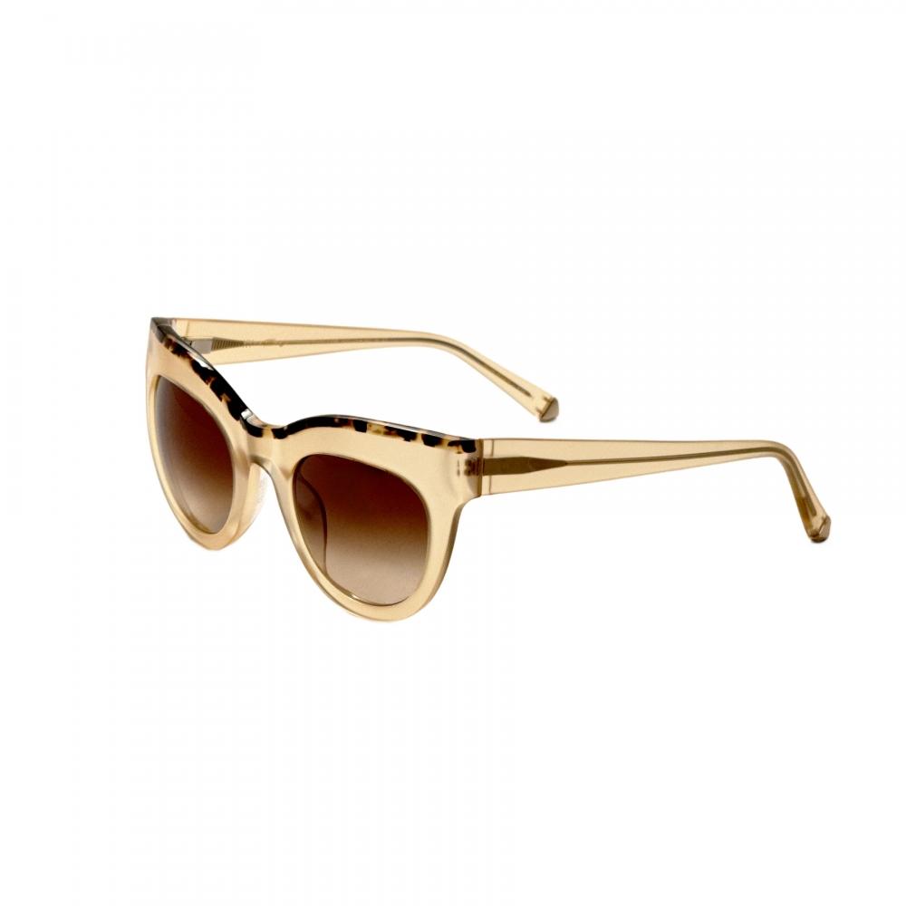 Kate Young Women S 50mm Beige SunglaSSeS Champagne