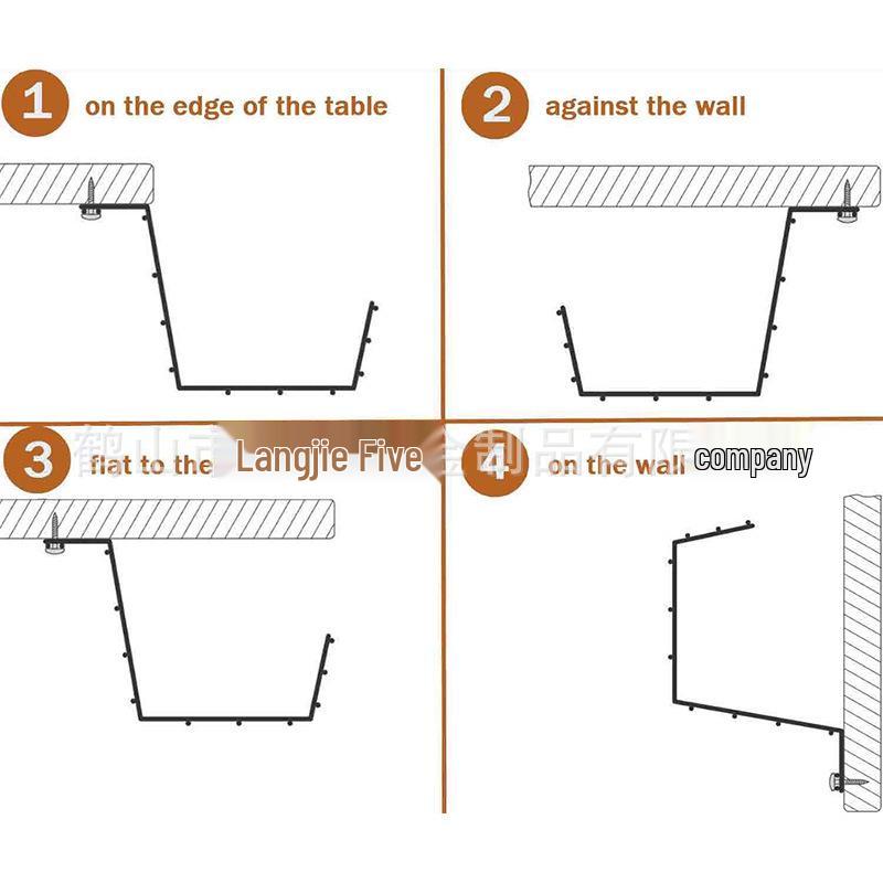 Kabelmanager für unter den Schreibtisch und Aufbewahrungsschale für Steckdosenleisten