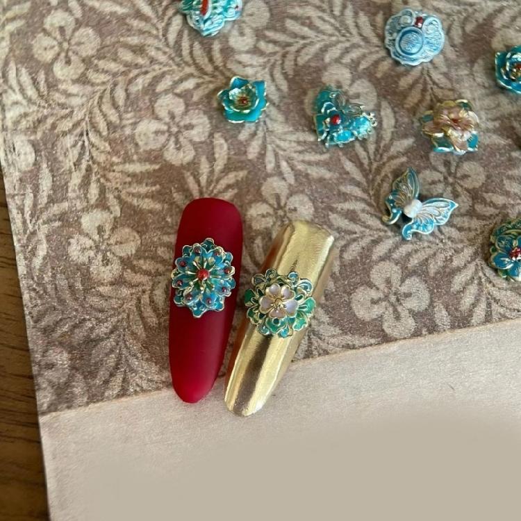 Silicone Nails Art Moulds Accessory Molds Flower Theme Nails Decorative Mold Silicone Texture Suitable for Various Types