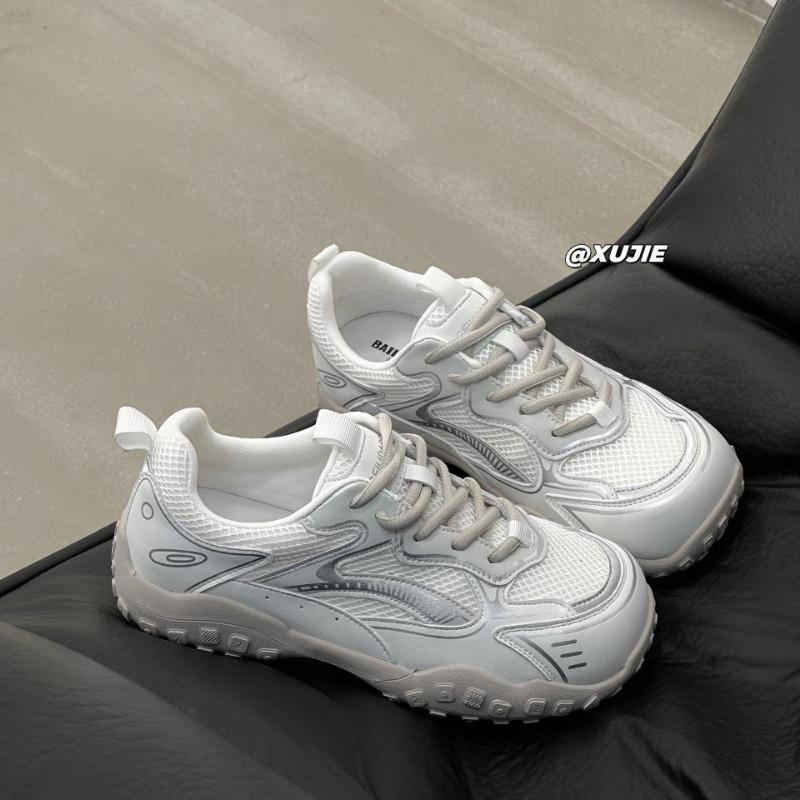 Han Suxi silver breathable dad shoes summer new platform leisure sports