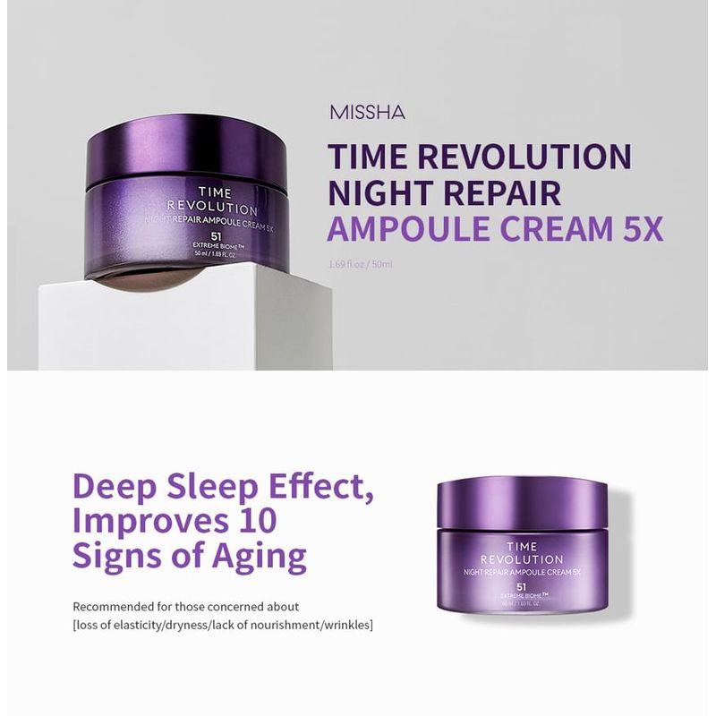 MISSHA Time Revolution Night Repair Ampullencreme 5X
