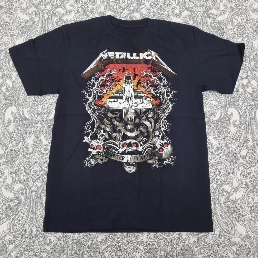 Metallica Master of Puppets Band T Shirt Size Large Graphic Print New High-end Luxury Is for Both Men and Women Top Y2k