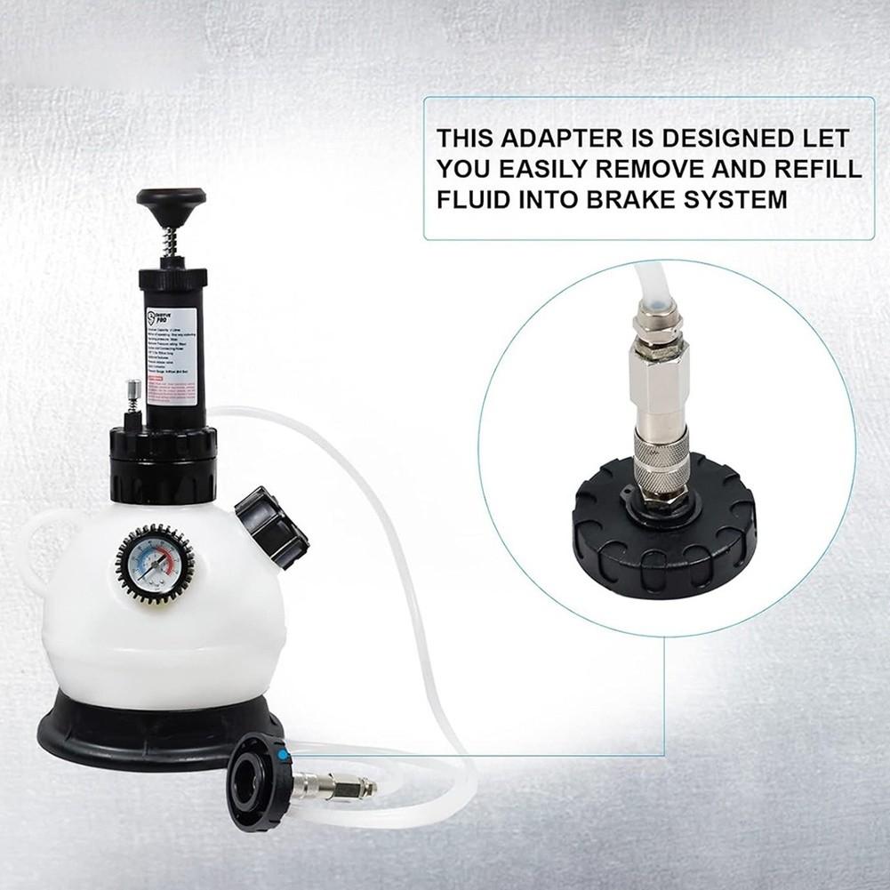 Plastic+Metal Bleeder Adapter Brake Bleeder Easy Installation