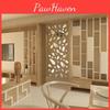 Elegant 12pcs 3d Mirror Vinyl Removable Wall Sticker For Stylish Home Decor Art
