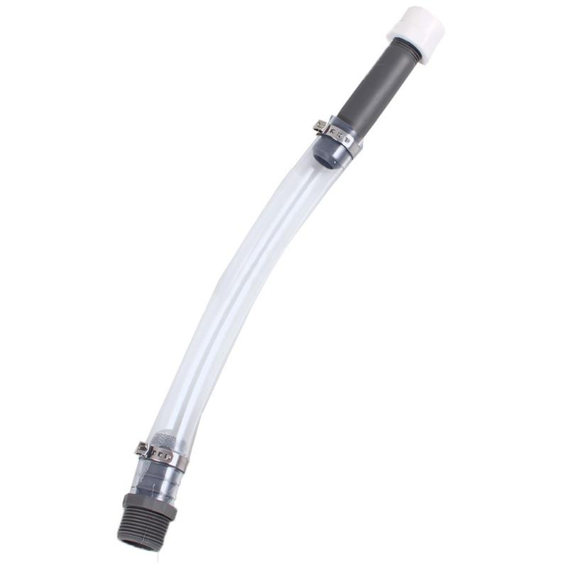 Racing Fuel Filler Jugs Hose 14Inch Transparent PVC Gas Can Hose with Hose Bender Racing Fuel Filler Hose