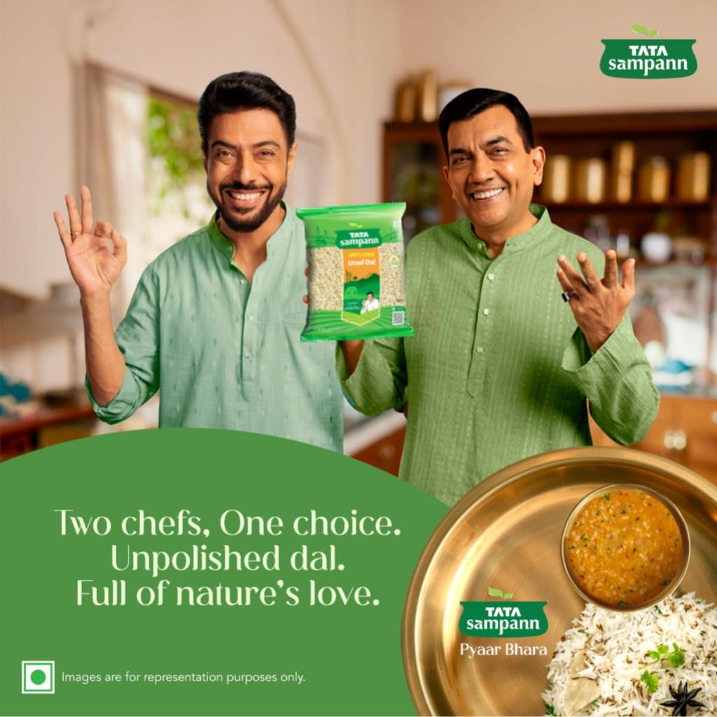 TATA Sampann Unpolished Urad Dal Split 500 G Premium Quality Chef Recommended For Soups And Salads