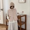 Thin ribs cotton vest women's winter new design sense small vest jacket vest vest