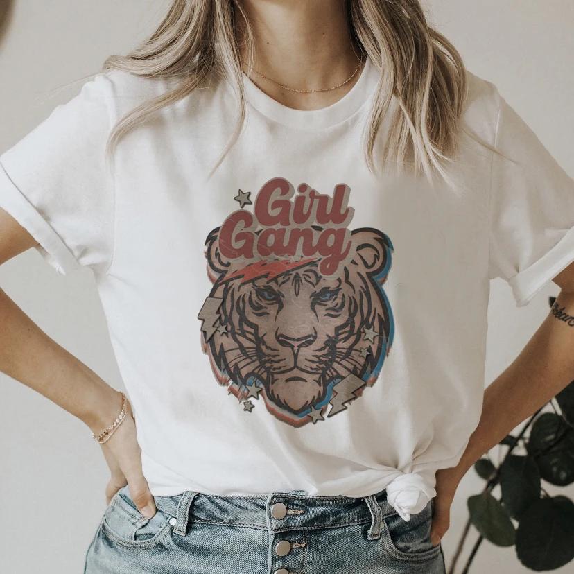 Retro Car Print Shirt 90s Cute Tees Ladies Women Short Sleeve Summer Clothes Tops Female Fashion Cartoon Tshirts Graphic TShirt