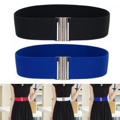 Newest Hot Waist Buckle Stretch Corset Wide Belts Elastic Waistband