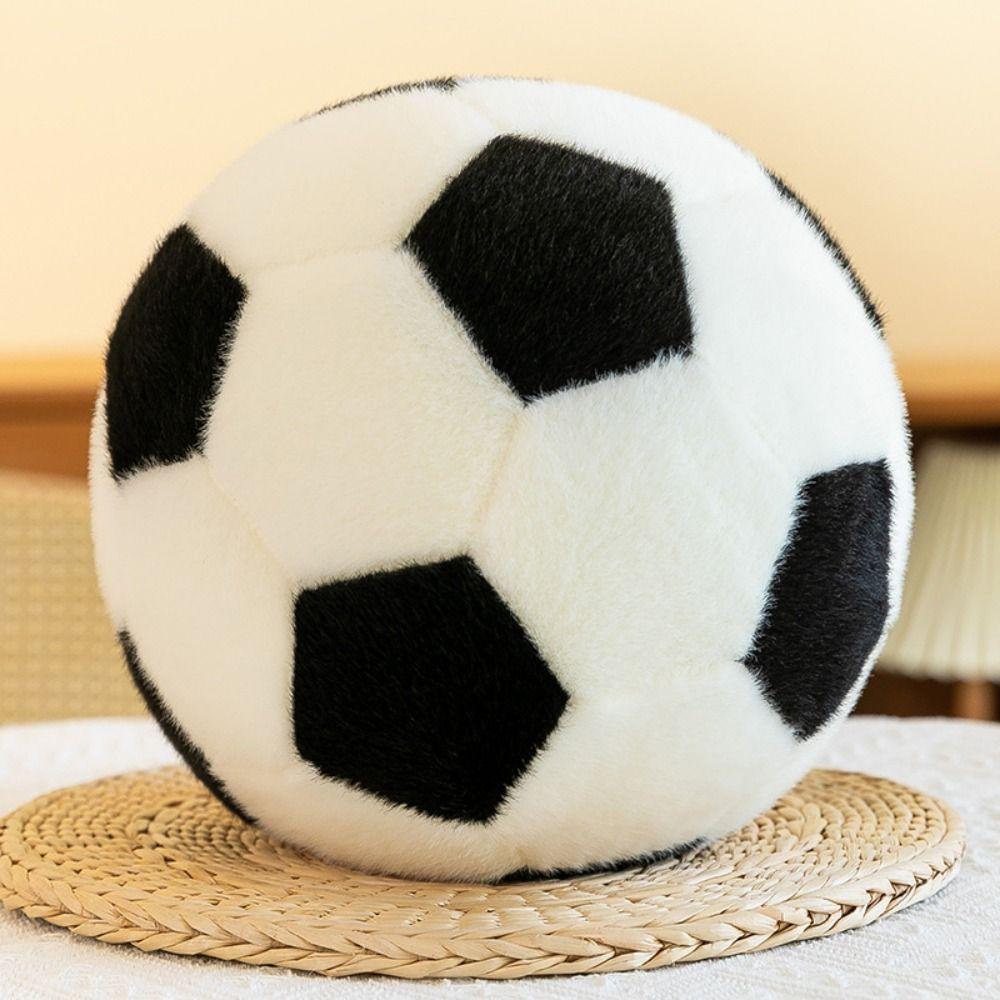 Mascot Ball Ball Shape Soccer Ball Throw Pillow Stuffed Soft Football Throw Pillow 1320Cm Ins Football Friends Birthday Gifts