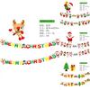 Designed Paper Beautifully Christmas Flags For Festive Holiday Scene Setting
