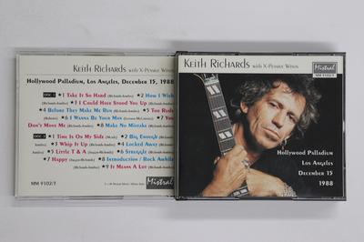 CD KEITH RICHARDS XPENSIVE WINOS  Hollywood Palladium Los Angeles Dec MM91023 MISTRAL MUSIC 1991 Italy Rock Used