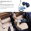 Car Fan  3-speed Car Seat Back Cooling Fan USB Charge Dual Head Fan 360 Degree Rotation Neck Cooler for Summer Car Accessories