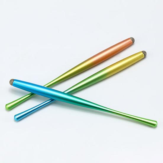 Touchscreen Pen Interchangeable Color Universal Sensitive Nib Gradient Small Waist Shape Writing Aluminum