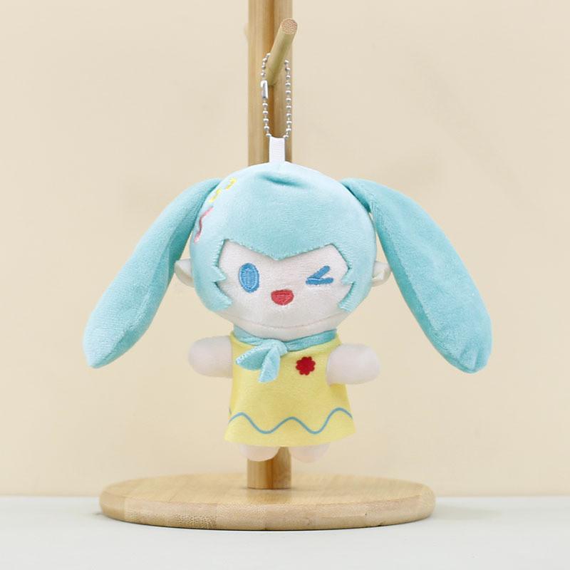 

Очаровательная подвесная плюшевая игрушка Мику, мягкая набивная кукла, милый брелок для сумки в нескольких цветах Yellow Doll