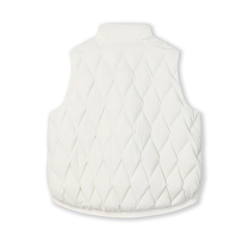 Fila Fleece Versatile Warm Casual Down Jacket Women Outerwear Oatmeal F11W448908FBG