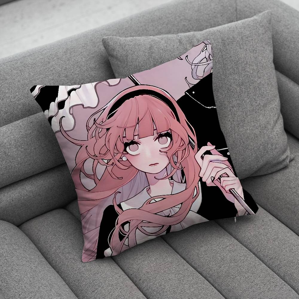 FFall in Love False OOtagi katsura Pillow Case For Home Bedroom Car Office Decoration Living Room Sofa Cushion Cover Suitable