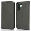 For Samsung Galaxy A26 5G Case PU Leather Calf Textured Magnetic Closing Smart Phone Cover