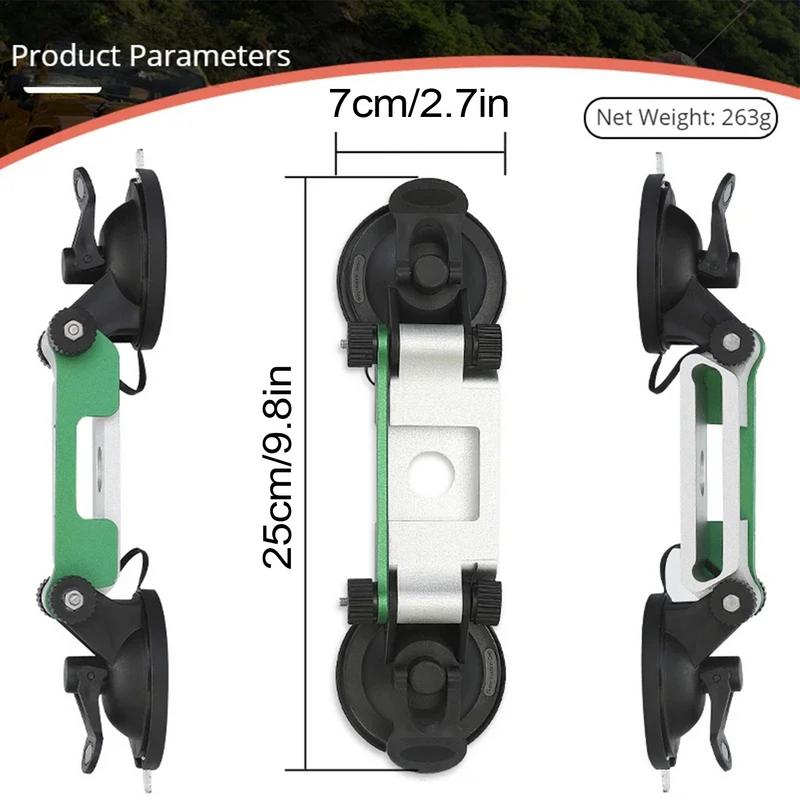 Uchwyt na stopę markizy Wspornik markizy Przyssawki Materiał metalowy Uchwyt markizy Przyssawka Do kempingu i karawaningu