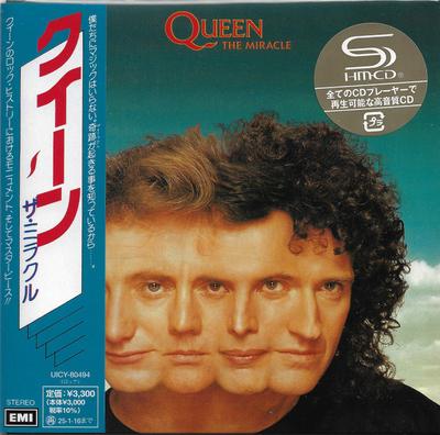 CD QUEEN Miracle Limitovaná edice SHMCD UICY80494 UNIVERSAL MUSIC 2024 Japonsko Obi Rock