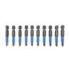 Magnetic Screwdriver Bits PH1/PH2/PH3/PZ1/PZ2/PZ3 Alloy Steel 10pcs 50mm