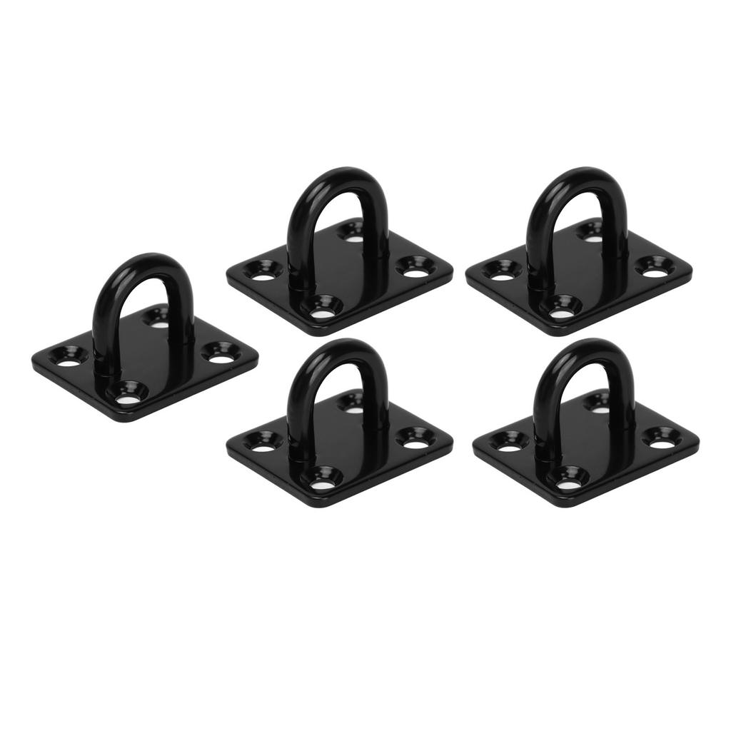 5Pcs Thickened Stainless Steel Ceiling Hook Reinforced Load Bearing Door Buckle Fixing Buckle