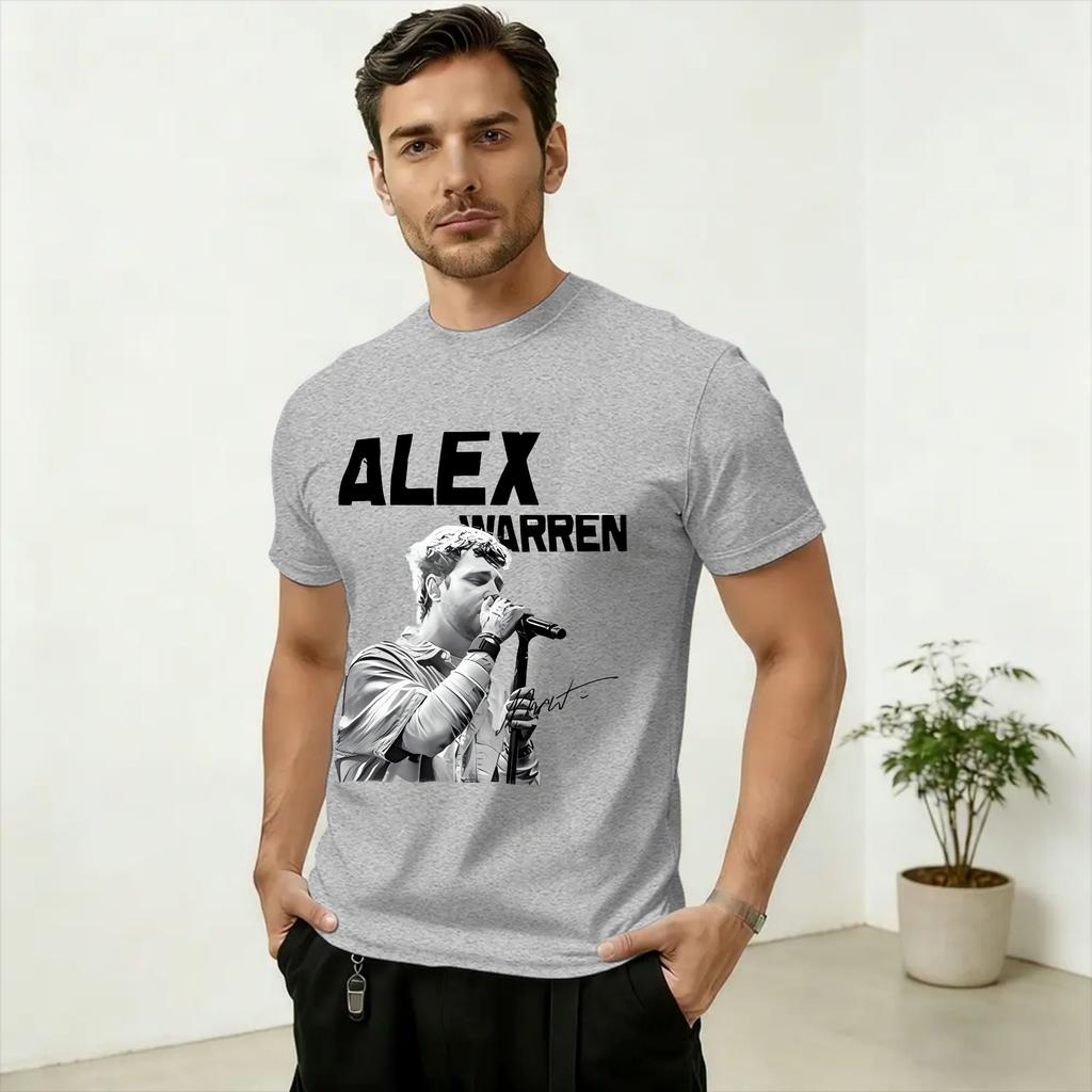 Alex Warren Finding Friday On the Road Tour 2026 Cotton T Shirt For Unisexs Summer Y2K Retro TShirts Crew Neck Tee Shirt Oversize