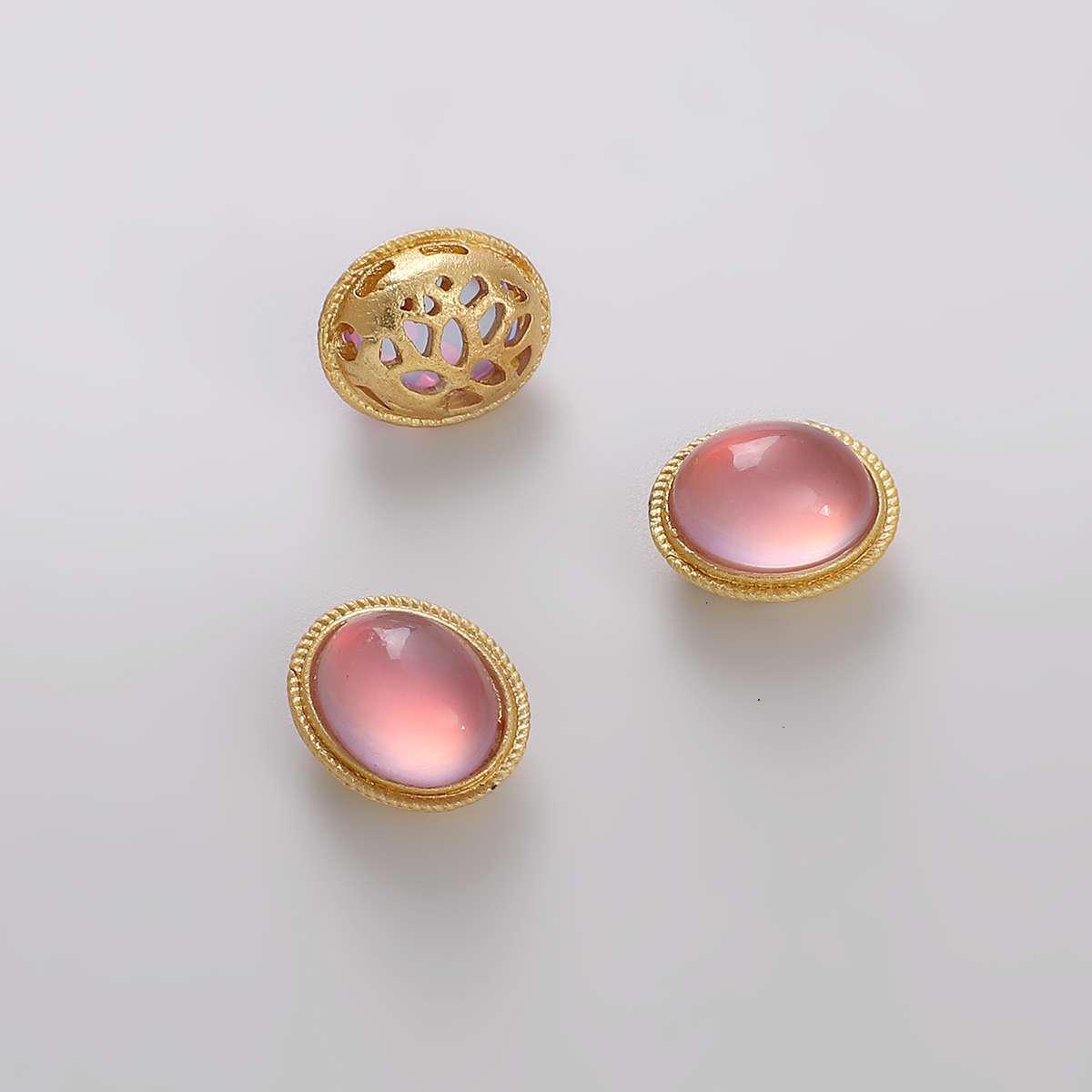 

Медные бусины-разделители ручной работы золотого цвета: Циркон Нефрит Рассыпные Драгоценные Камни для DIY Ожерелий, Браслетов, Ювелирных Изделий и Аксессуаров для Подвесок